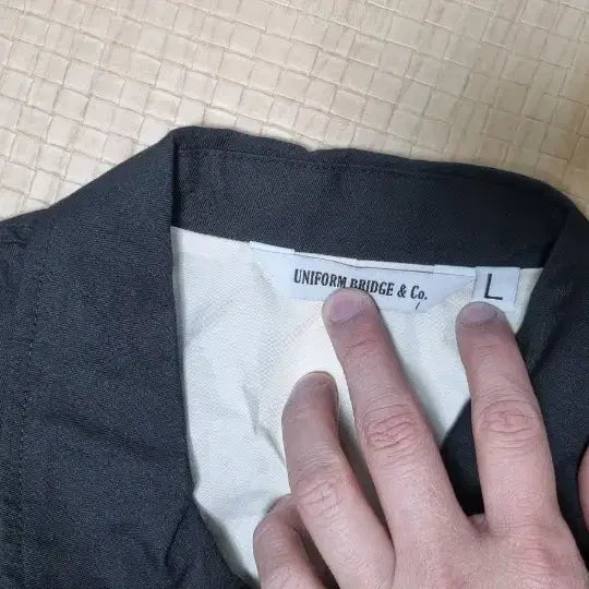 [BUNJANG] Uniform Bridge Work Jacket Black L / 유니폼브릿지 워크자켓 블랙 L