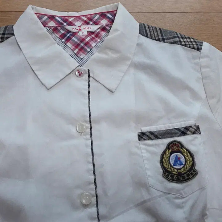 [BUNJANG] Angok High School Summer Uniform Blouse (Size 91) / 예쁜 여자교복 하복교복 블라우스 단품u81(안곡고)