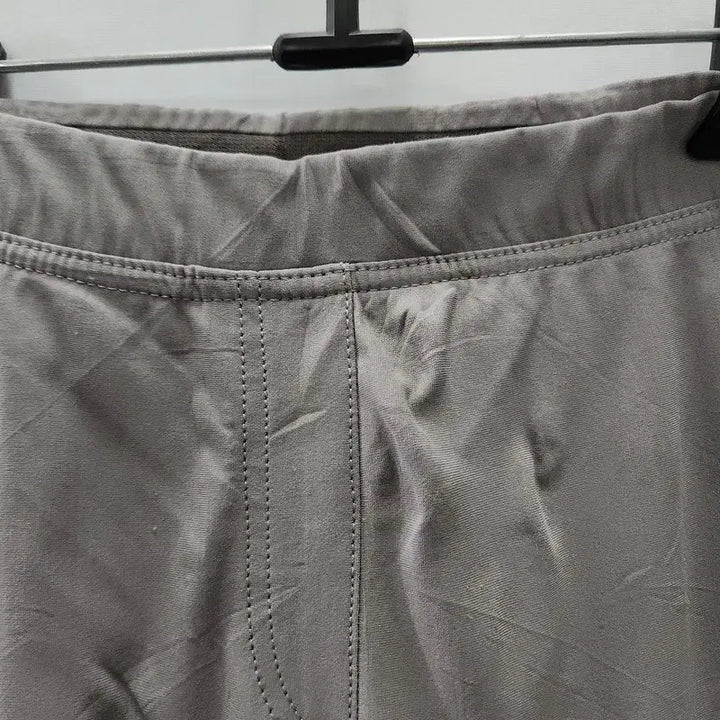 [BUNJANG] Vintage Casual Satin Grey Elastic Waist Pants / 빈티지 캐주얼 새틴 그레이 밴딩팬츠