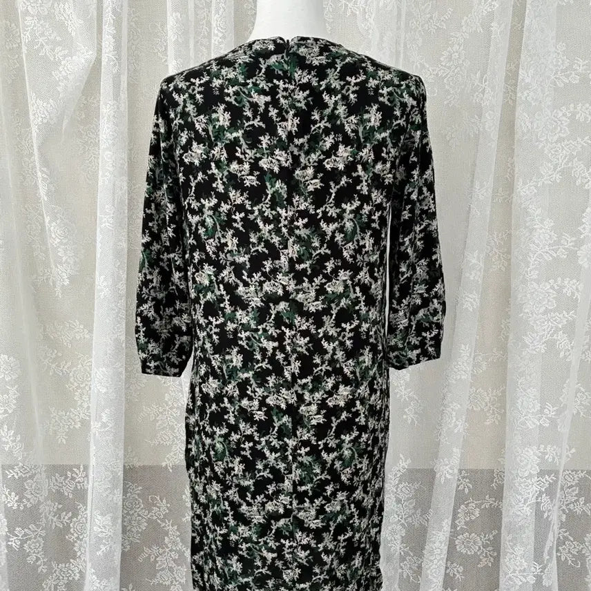 [BUNJANG] And Other Stories Black Botanical Print Mini Dress / 34) 앤아더스토리즈 플라워 미니 원피스 블랙
