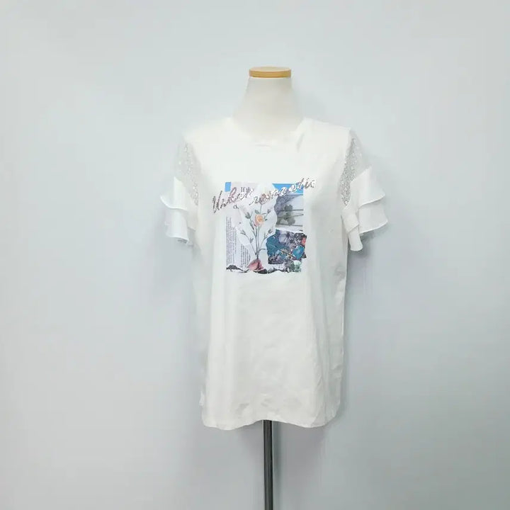 [BUNJANG] Compagna 21SS Puff Sleeve Short-Sleeve T-Shirt Size 66 / 꼼빠니아 21SS 소매 퍼프 반팔 티셔츠 66