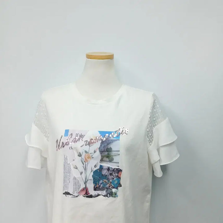 [BUNJANG] Compagna 21SS Puff Sleeve Short-Sleeve T-Shirt Size 66 / 꼼빠니아 21SS 소매 퍼프 반팔 티셔츠 66