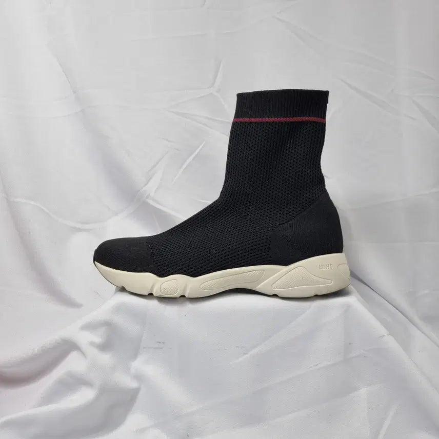 [BUNJANG] Vintage Harseo 250 Knit High-Top Socks Sneakers / 빈티지하서 250 구호 니트 하이탑 삭스 스니커즈