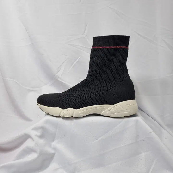 [BUNJANG] Vintage Harseo 250 Knit High-Top Socks Sneakers / 빈티지하서 250 구호 니트 하이탑 삭스 스니커즈