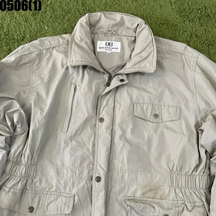 [BUNJANG] Balenciaga Beige Bomber Jacket / 발렌시아가 베이지색 봄버 자켓