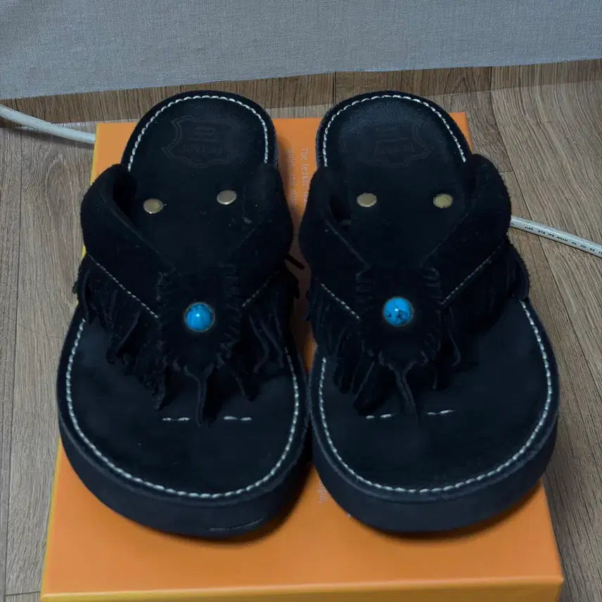 [BUNJANG] Perker COY Koi Black Sandals 250 / (250) 페르커 COY 코이 블랙 쪼리