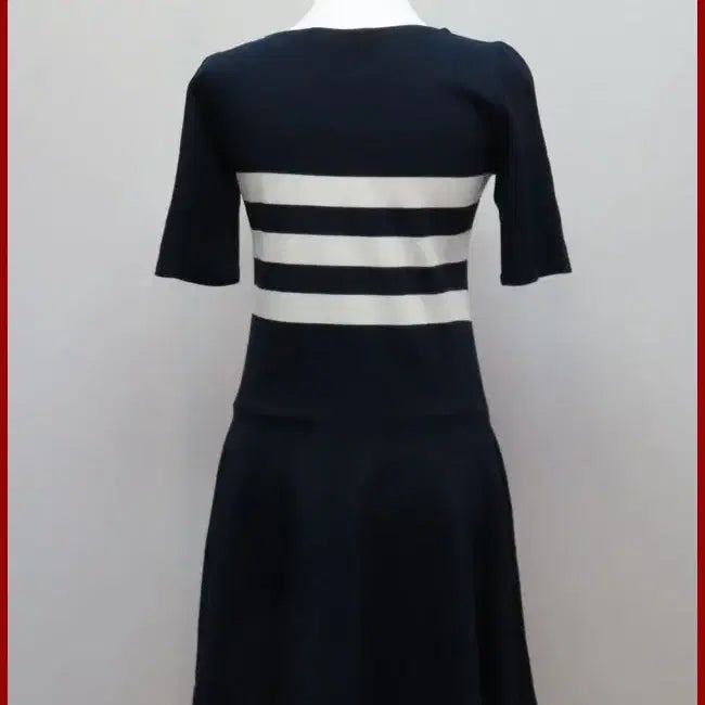 [BUNJANG] Lacoste Black Short Sleeve Knit Dress Size 95 / 라코스테/검정색 반팔 원피스/95사이즈/따봉구제(H-4)