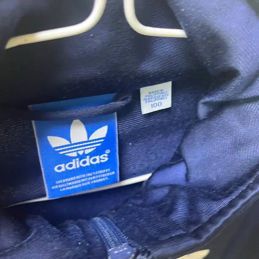[BUNJANG] Adidas Firebird Track Jacket Jersey / 아디다스 네이비 흰색줄 트랙탑 파이어버드 자켓 져지