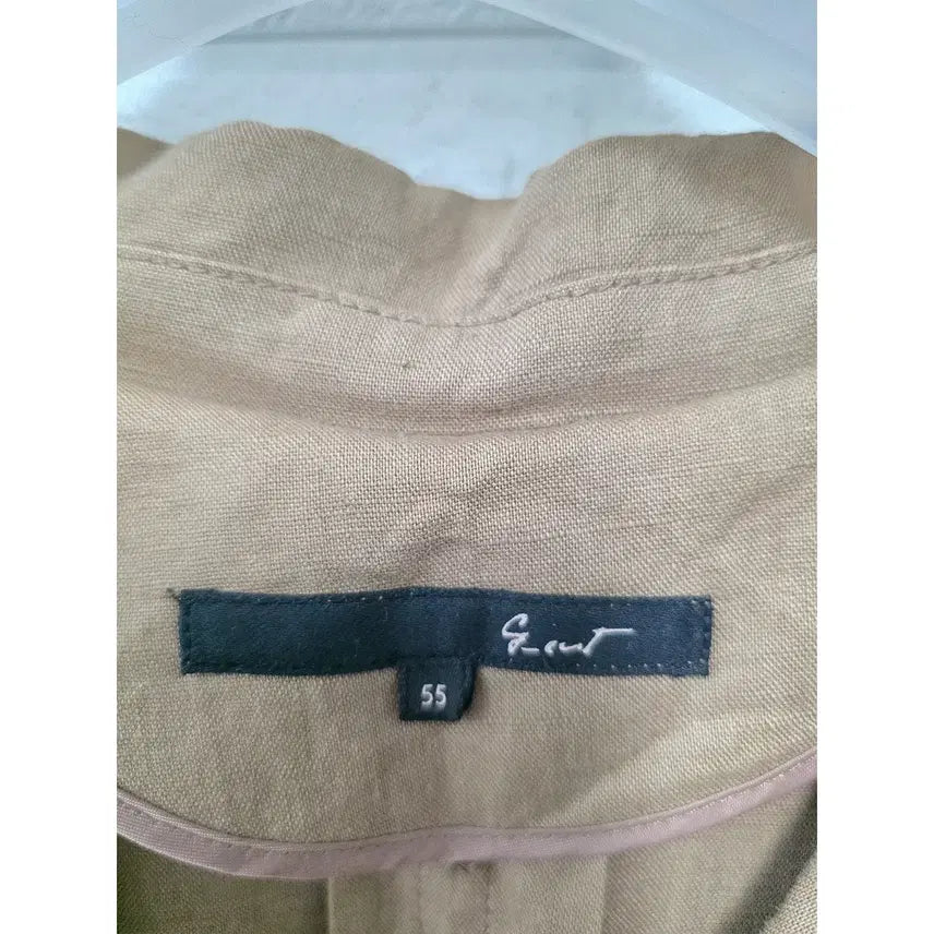 [BUNJANG] G-Cut Linen Blend Dress / M 20s 지컷 G Cut 린넨 마 원피스 D108