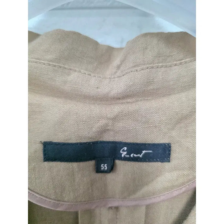 [BUNJANG] G-Cut Linen Blend Dress / M 20s 지컷 G Cut 린넨 마 원피스 D108
