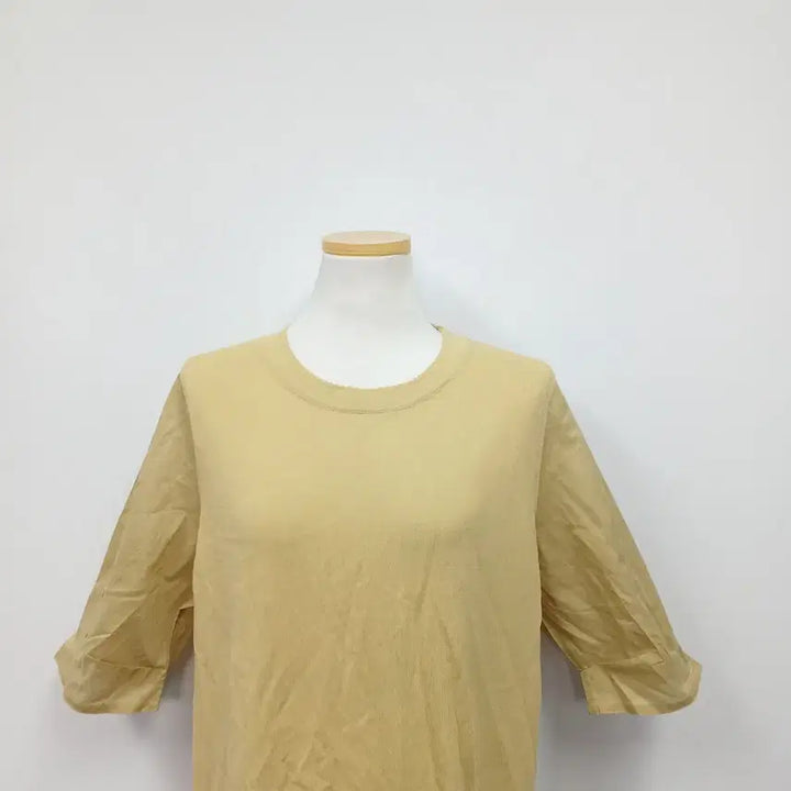 [BUNJANG] Briel 22SS Round Neck Knit T-shirt / 브리엘 22SS 반팔 라운드넥 니트 77