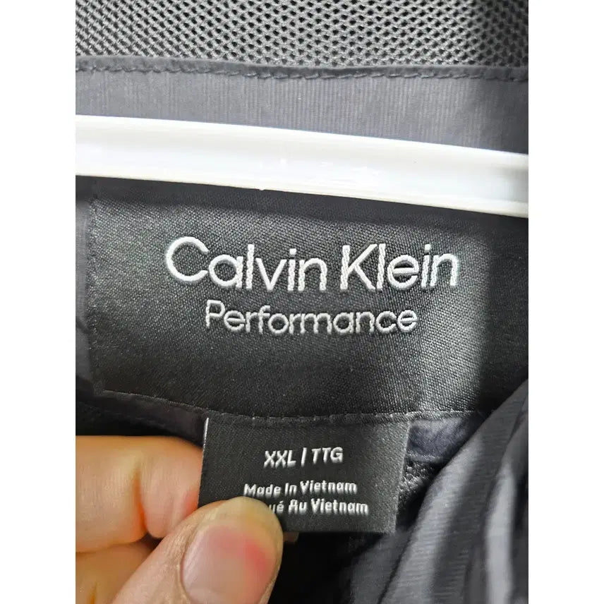 [BUNJANG] Calvin Klein CK Black Windbreaker Jacket XXL / XXL 캘빈클라인 CK 블랙 바람막이 D110