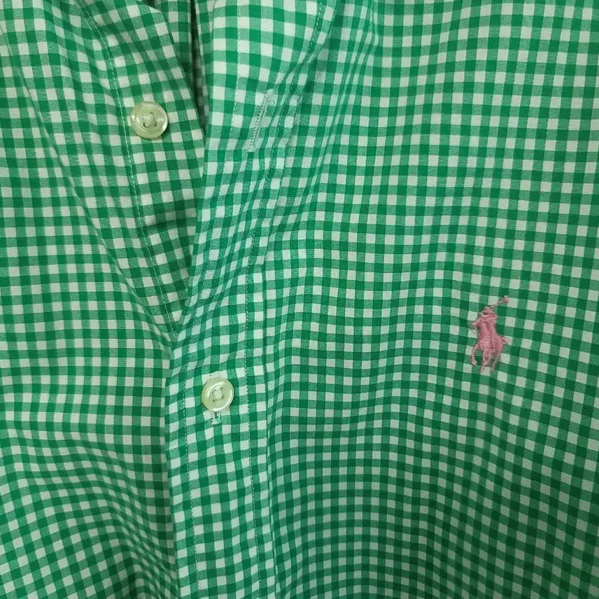 [BUNJANG] Polo Ralph Lauren Classic Fit Checkered Shirt Size S / 폴로 체크셔츠 클래식S