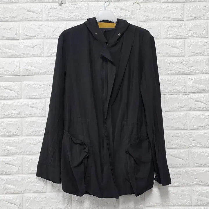 [BUNJANG] TIME By Hansems Black Windbreaker Jacket / M 한섬 타임 TIME 블랙 바람막이 D111