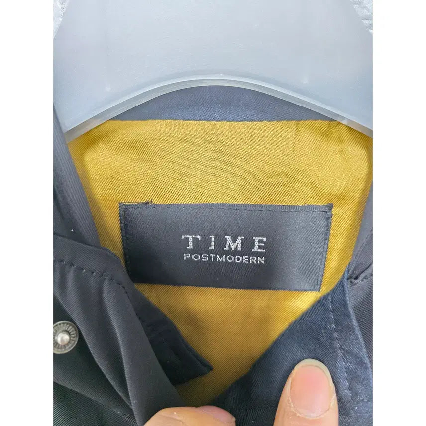 [BUNJANG] TIME By Hansems Black Windbreaker Jacket / M 한섬 타임 TIME 블랙 바람막이 D111
