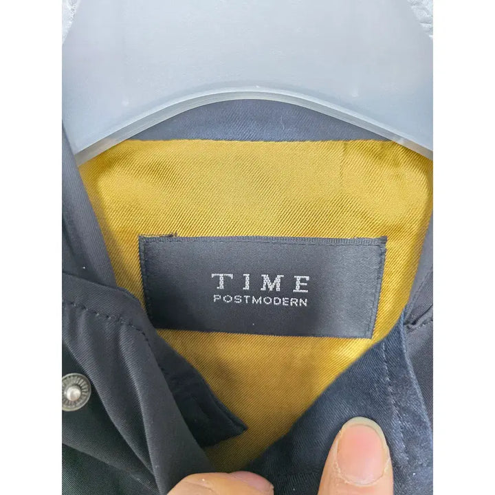 [BUNJANG] TIME By Hansems Black Windbreaker Jacket / M 한섬 타임 TIME 블랙 바람막이 D111