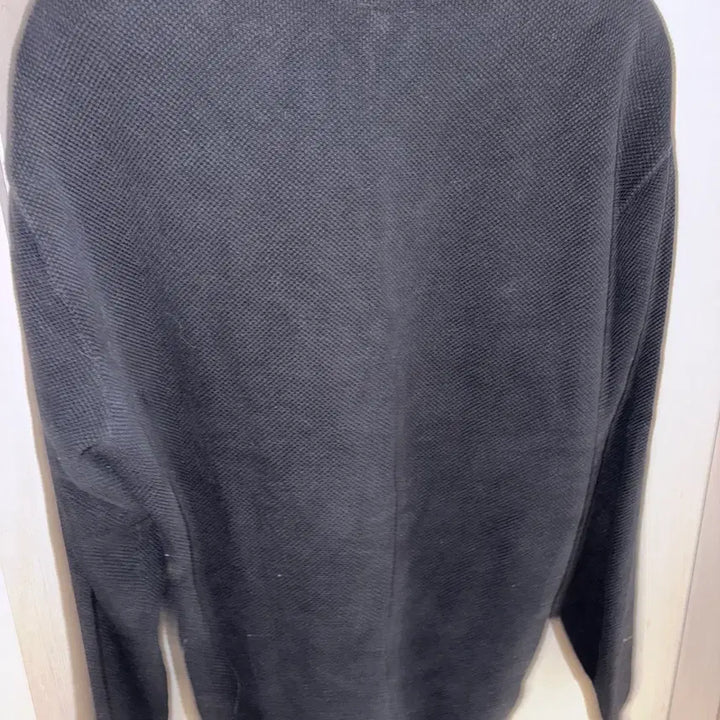 [BUNJANG] Supreme 16FW Logo Stripe Pique Crewneck L / 16Fw 슈프림 로고 스트라이프 피큐 크루넥 L