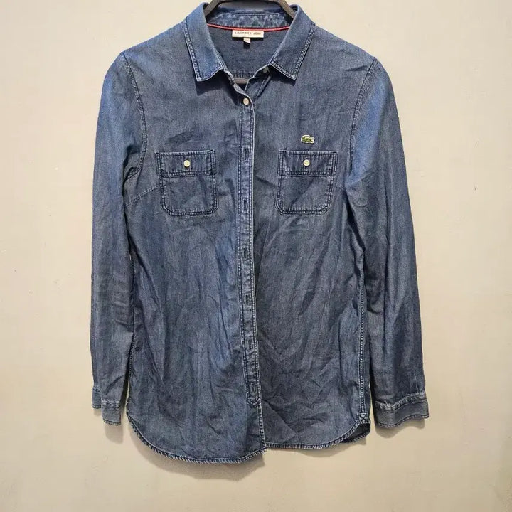 [BUNJANG] Lacoste Genuine Denim Shirt / 라코스테 정품 데님셔츠