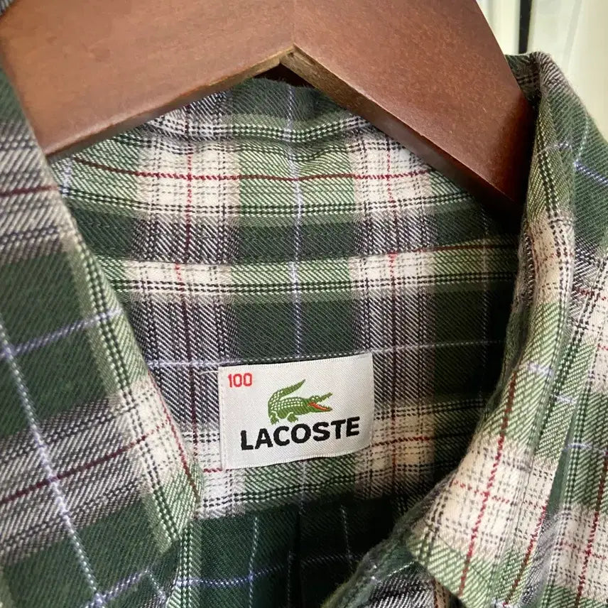 [BUNJANG] Lacoste Check Shirt / 라코스테 체크 셔츠