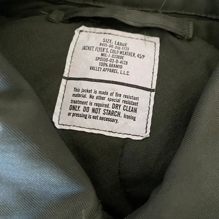 [BUNJANG] 00s US Air Force CWU-36/P Flight Jacket / (L) 00s US Airporce CWU-36/P 항공 플라이트 자켓