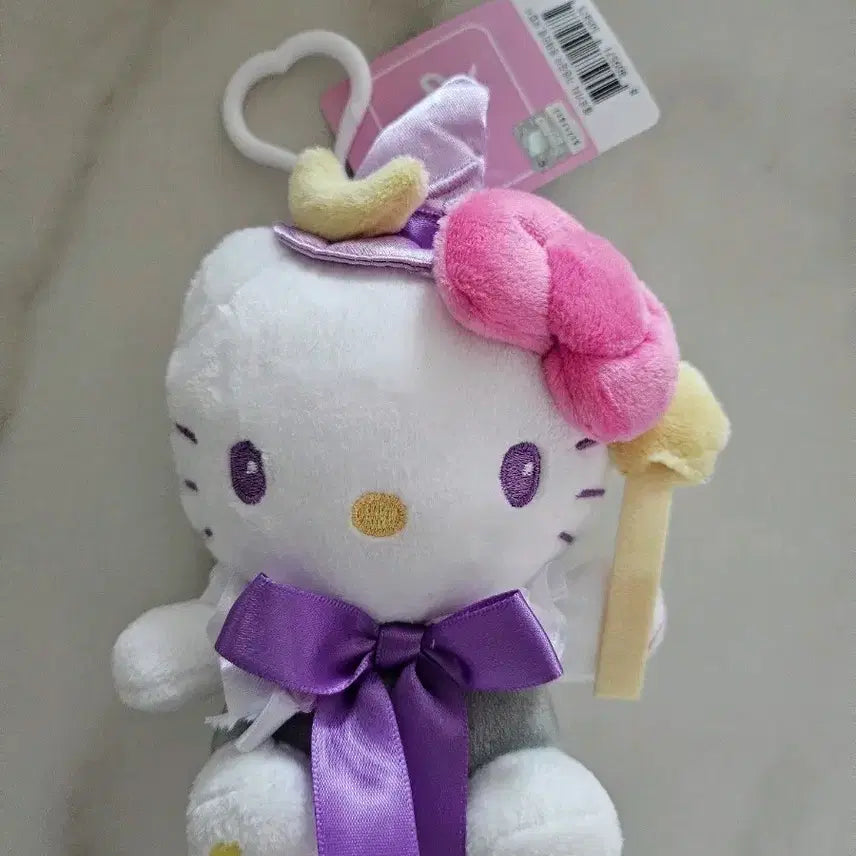 [BUNJANG] Sanrio Wizard Kitty Plush Keychain / 산리오 마법사 키티 인형 키링