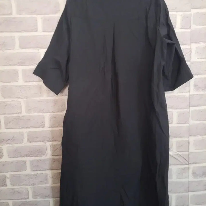 [BUNJANG] Tamara Black 3/4 Sleeve Shirt Dress Size 77 / TAMARA 블랙 칠부셔츠 원피스77/알뜰한여우