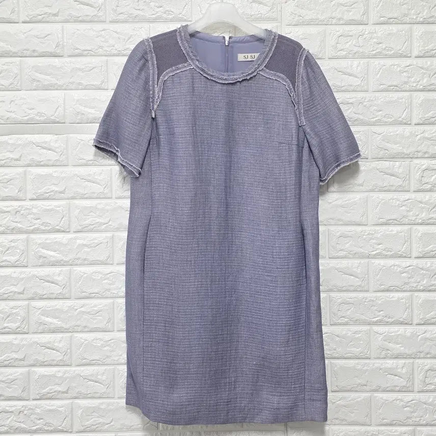 [BUNJANG] SJSJ Lilac Dress / M 한섬 SJSJ 연보라 원피스 D112
