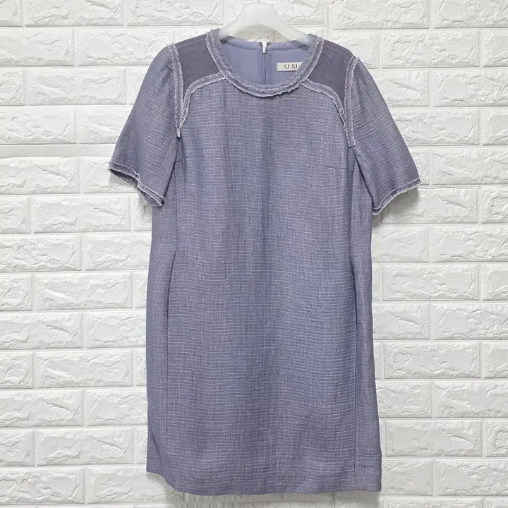 [BUNJANG] SJSJ Lilac Dress / M 한섬 SJSJ 연보라 원피스 D112