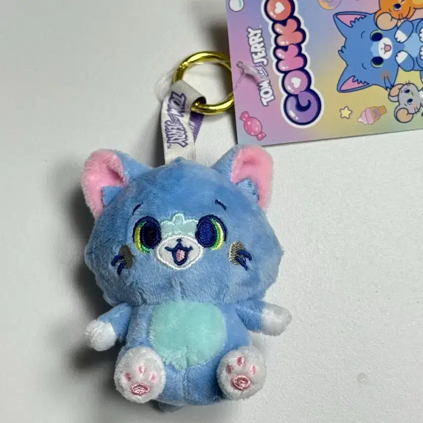[BUNJANG] Tom and Jerry Gokko Tom Plush Keychain 8cm / 톰과제리 고코 Gokko 톰 인형 키링 8cm 새상품