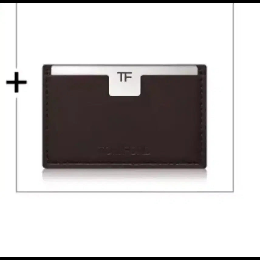 [BUNJANG] Tom Ford Mahogany Leather Mirror Card Case Card Wallet / 미개봉 새상품 톰포드 마호가니 레더 미러 카드 케이스 카드지갑