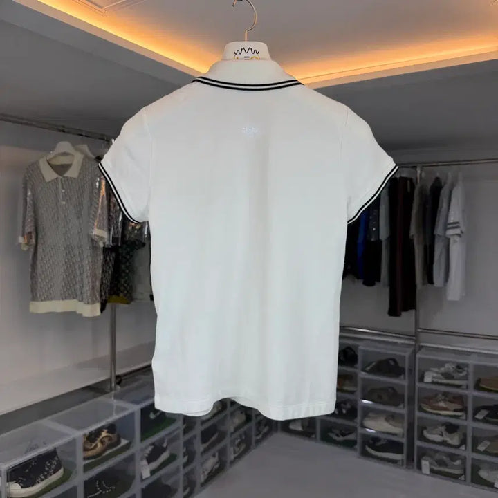 [BUNJANG] Moncler Big Logo Wappen Patch Polo T-shirt / 몽클레어 빅로고 와펜 패치 카라티셔츠