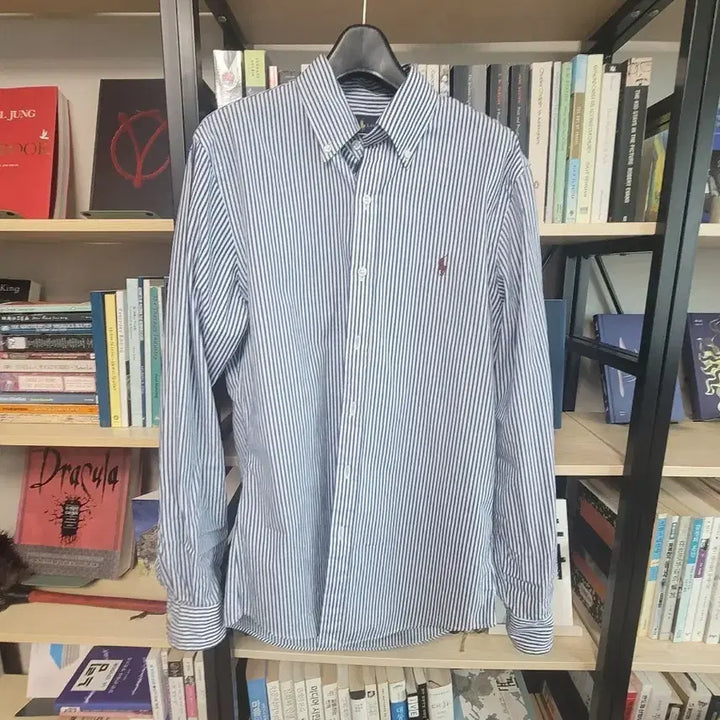[BUNJANG] Polo Ralph Lauren Striped Shirt Slim Fit Size S / 폴로 스트라이프 셔츠 슬림S