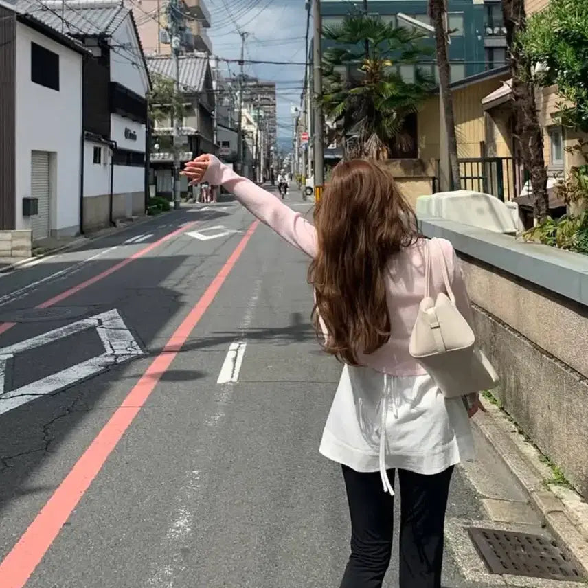 [BUNJANG] Live Hour Linen Cardigan (Pink) / 리브아워 린넨 가디건 (핑크)