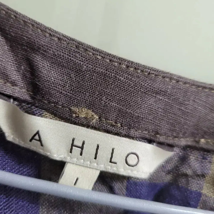 [SOLD OUT] JA HILO 체크무늬 린넨 원피스