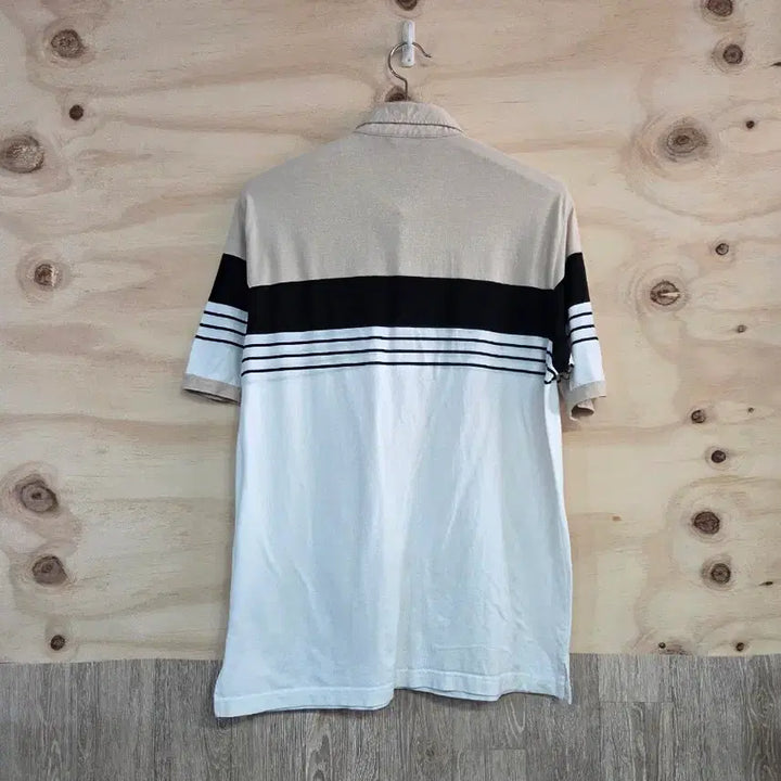 [BUNJANG] Beanpole Golf PK Short Sleeve T-Shirt Beige 105 / 155) 빈폴 골프 PK 반팔티