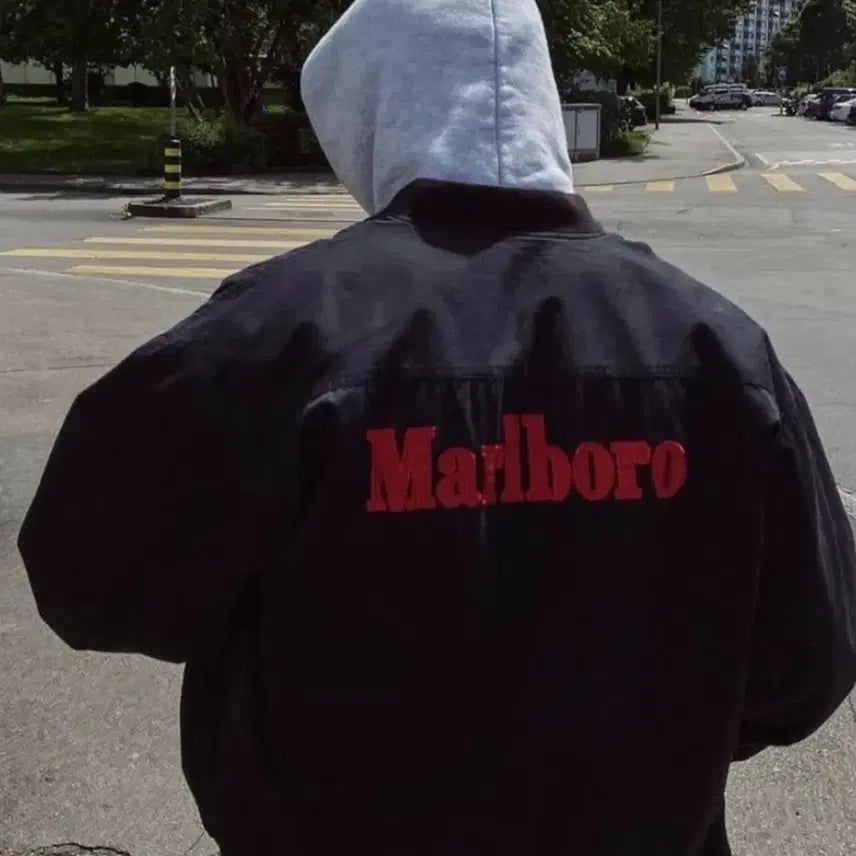 [BUNJANG] 90s Vintage Marlboro Reversible Bomber Jacket XL / (XL) 90s 빈티지 말보로 리버시블 봄버 자켓