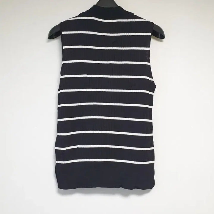 [BUNJANG] Phantom Stripe Sleeveless Knit / 팬텀 스트라이프 민소매 니트