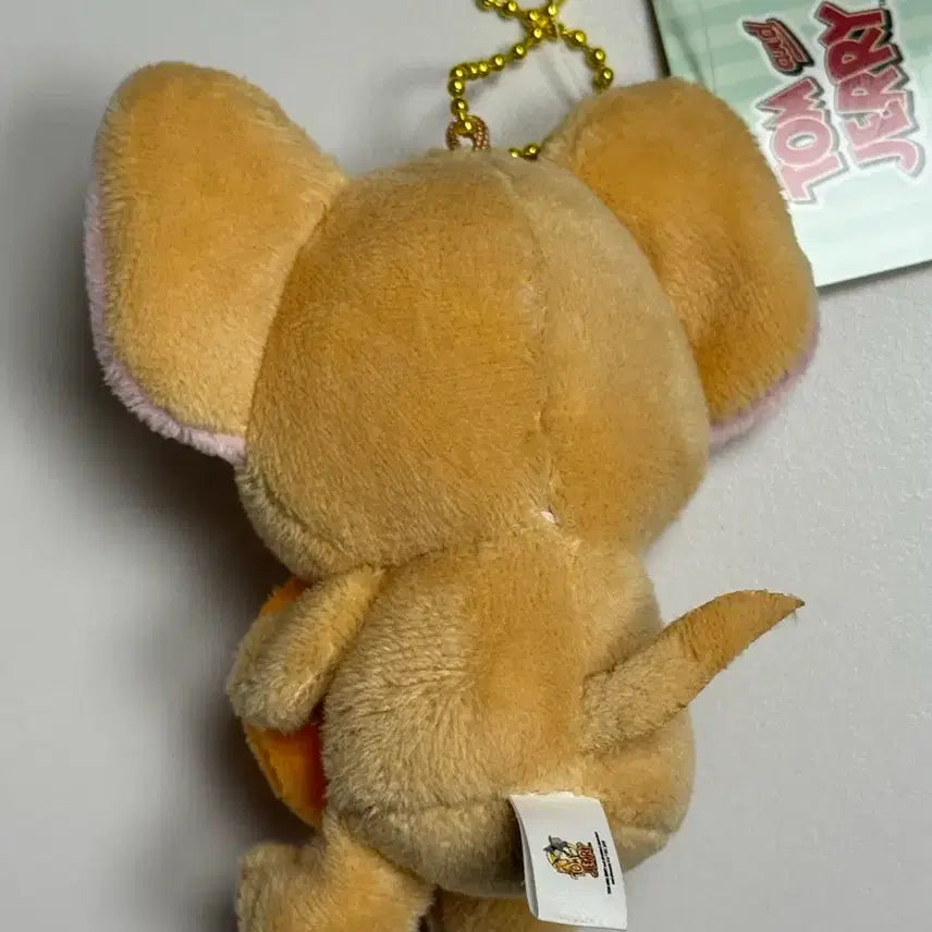 [BUNJANG] Tom and Jerry Heart Jerry Plush Keychain 8cm / 톰과 제리 하트 제리 인형 키링 8cm 새상품
