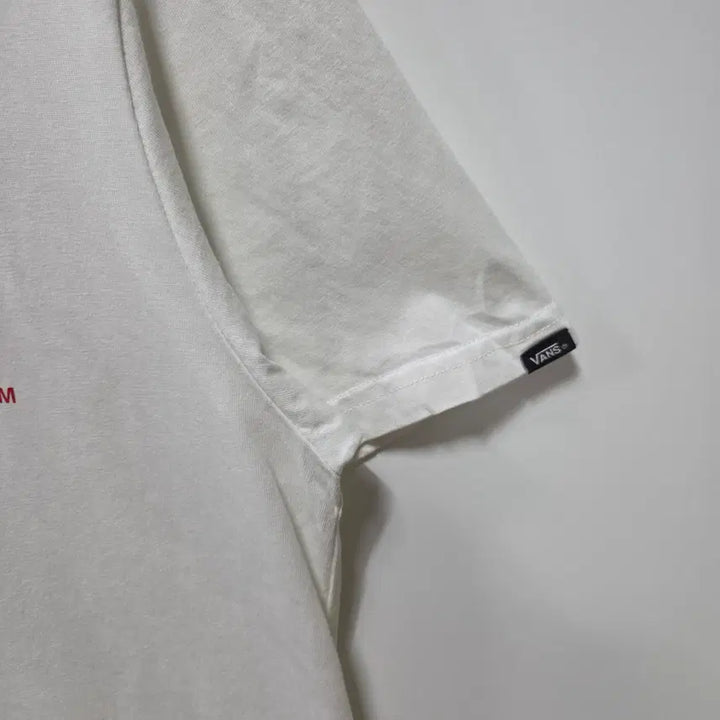 [BUNJANG] Vans Off The Wall Logo Short Sleeve T-Shirt M / 반스 화이트 오프 더 월 로고 반팔 티셔츠 M 26050610