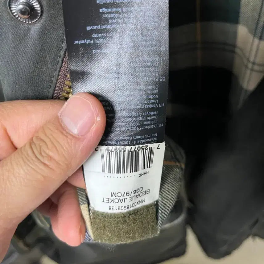[BUNJANG] Barbour Bedale Sage Waxed Jacket with Liner Size 38 / 바버 비데일 세이지 38 내피포함