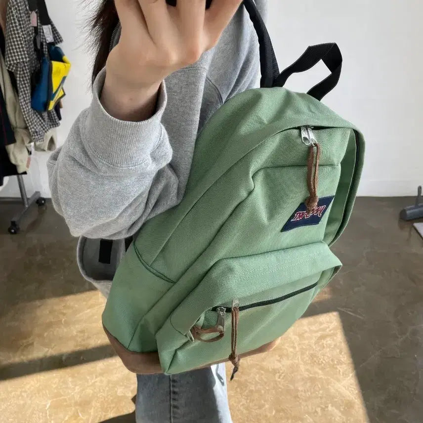 [BUNJANG] JanSport Green Backpack / 잔스포츠 백팩 그린