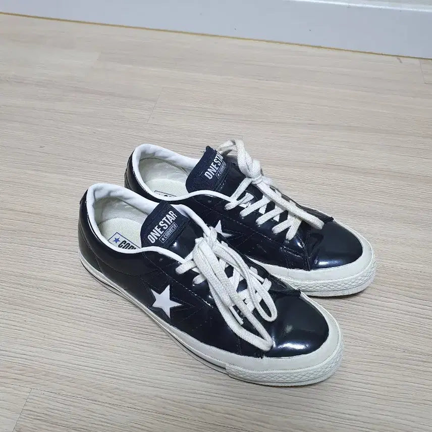 [BUNJANG] Converse One Star Low Black Sneakers (US 6.5 / 250mm) / 컨버스 원스타 로우 한별 블랙 스니커즈 250