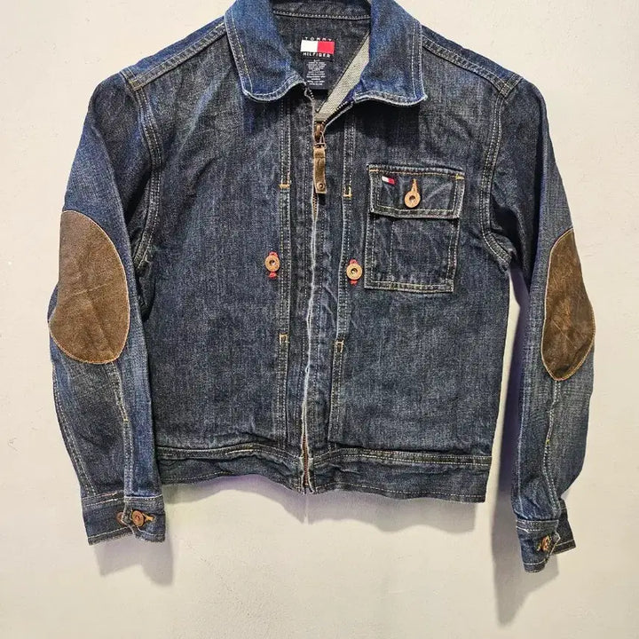 [BUNJANG] Tommy Hilfiger Genuine Cropped Denim Jacket / 타미힐피거 정품 크롭 데님자켓