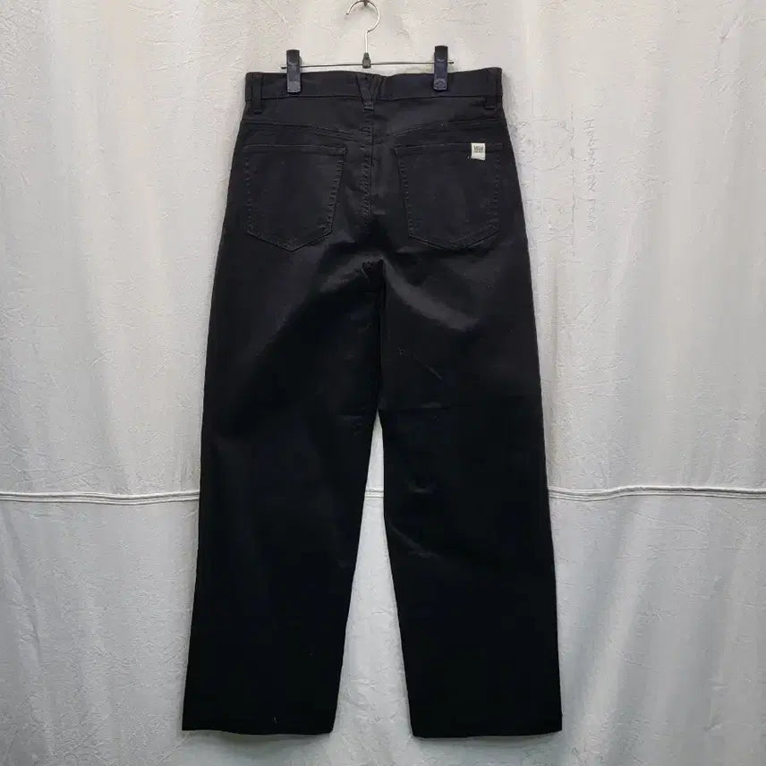 [BUNJANG] WhoAU Black Wide Denim Pants / 후아유 블랙 와이드 데님 팬츠