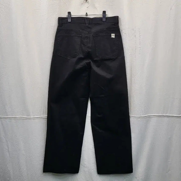 [BUNJANG] WhoAU Black Wide Denim Pants / 후아유 블랙 와이드 데님 팬츠