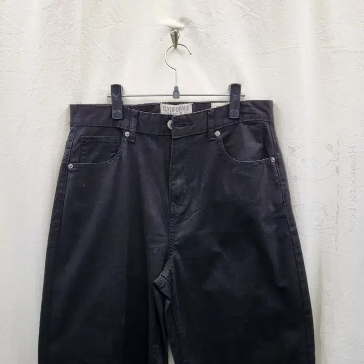 [BUNJANG] WhoAU Black Wide Denim Pants / 후아유 블랙 와이드 데님 팬츠