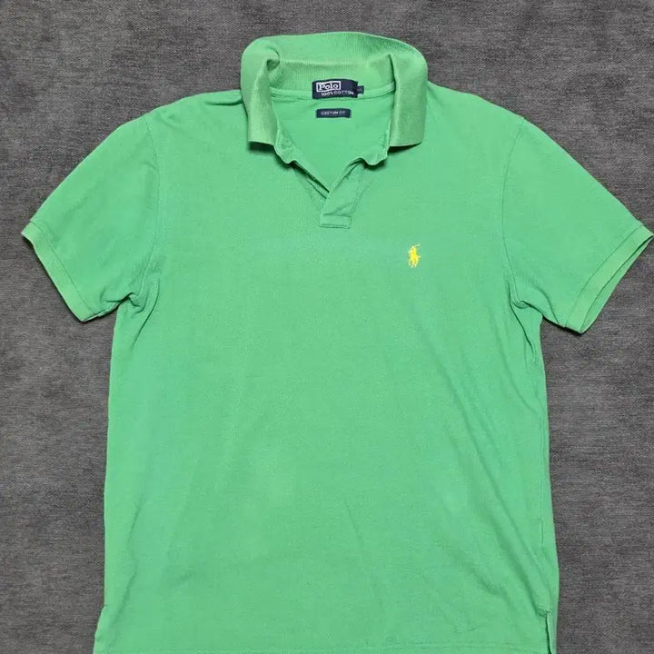 [BUNJANG] Polo Ralph Lauren Custom Fit PK T-Shirt Green / 폴로 랄프로렌 커스텀핏 PK 반팔티 그린