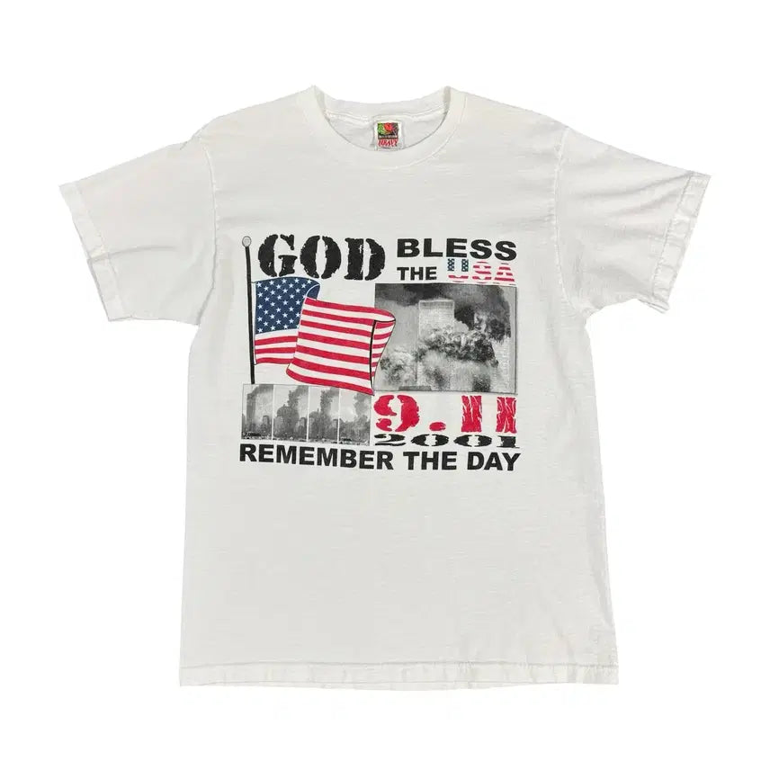[BUNJANG] Vintage 2001 911 Memorial T-Shirt / 빈티지 2001 911 메모리얼 티셔츠