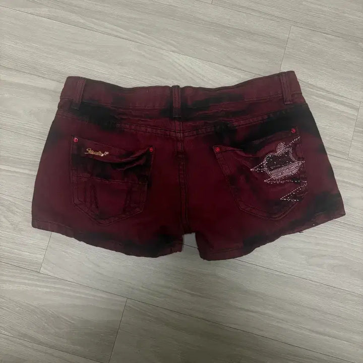 [BUNJANG] Punk Red Shorts / 펑크 레드 반바지