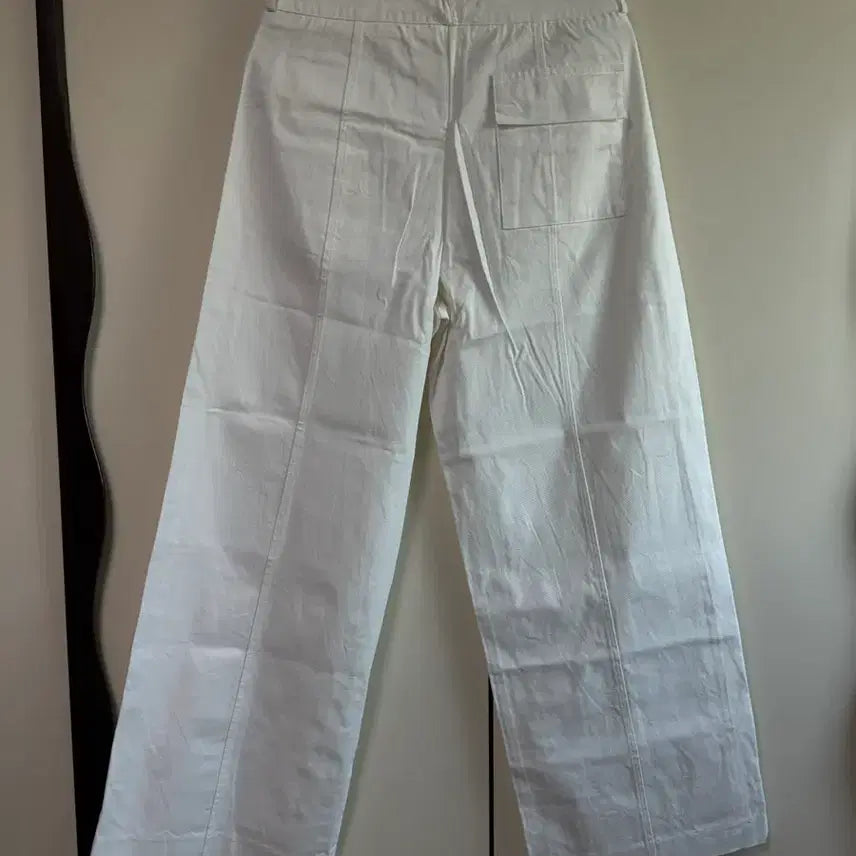 [BUNJANG] Hander Cotton Wide Pants White / hander 코튼 와이드 팬츠 화이트 2